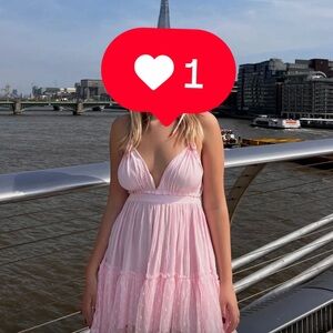 Elegant Pink Dress SHEIN size Small